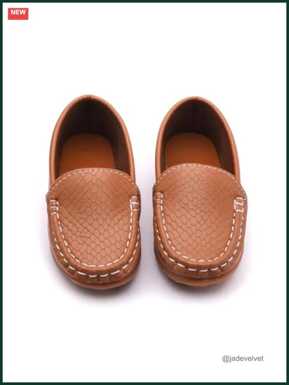Boys Girls Loafers Dress Shoes Slip On Toddler Little Kid PU Leather